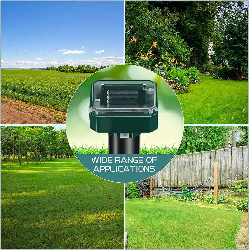 Solar Outdoor Pest Repellent with 5,000 Feet Range